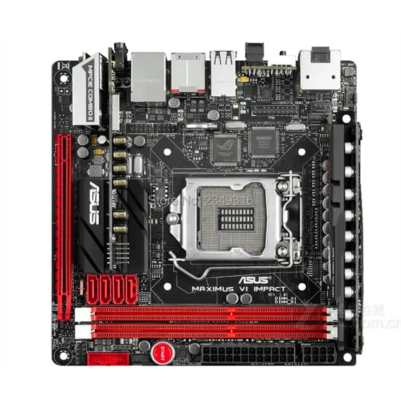 Для ASUS Maximus VI Impact оригинальная материнская плата Socket LGA 1150 DDR3 Z87 MIN ITX HTPC