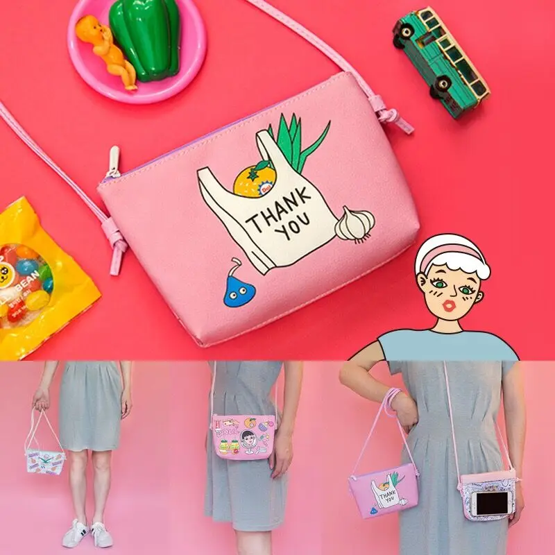 Водонепроницаемая Мобильная сумка мессенджер для девушек|printed handbags|messenger bagcute