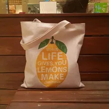 Women’s Handbags bolsa feminina Korean Fresh Shoulder Bag for Student Teenager Girls Simple Canvas Tote Shopping Bag 4 Styles