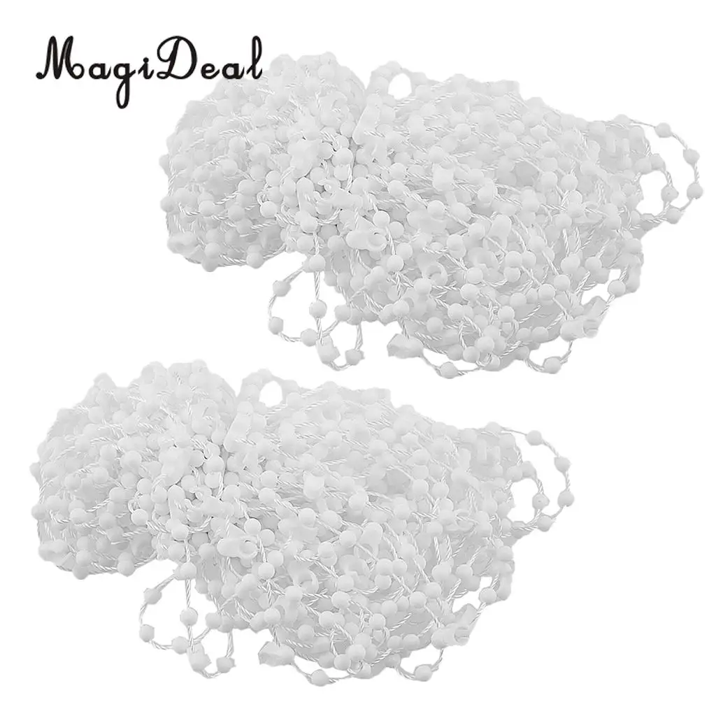  2Pcs 10 METRES OF PROFESSIONAL 3.5''inch (89MM) VERTICAL BLIND BOTTOM CHAIN PARTS/ SPARES