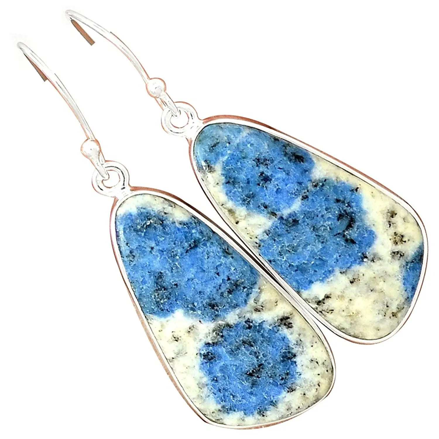 

Lovegem Genuine K2 BLUE EARRING 925 Sterling Silver,46 mm, AE1669