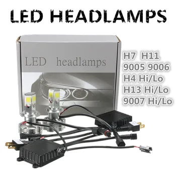 

Car Headlight H4 H7 H11 H13 9005 9006 9007 120W 12000LM COB LED Car Headlight Kit 6000K Bulb