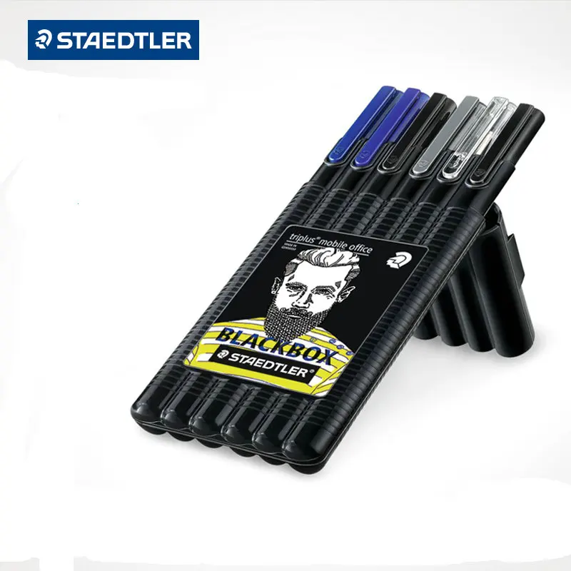 STAEDTLER Triplus Mobile Office 34 SB6 многофункциональная ручка набор Fineliner ручка/Шариковая ручка/механический карандаш/хайлайтер 6 шт - Цвет: SB6 Set