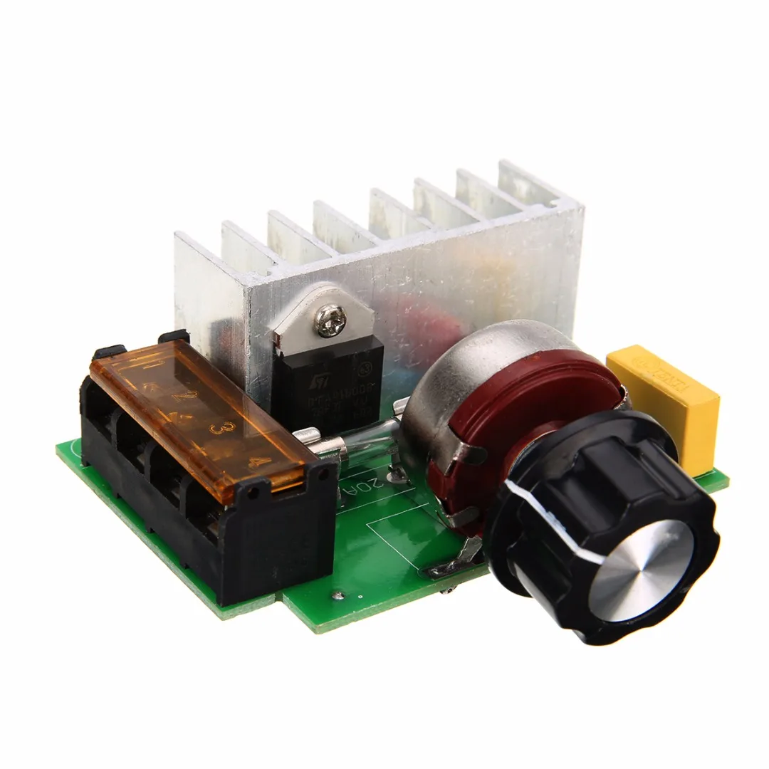 High Quality SCR Voltage Regulator 4000W AC 220V Adjustable Regulator Motor Speed Control Dimmer for Lamp Electric Furnace