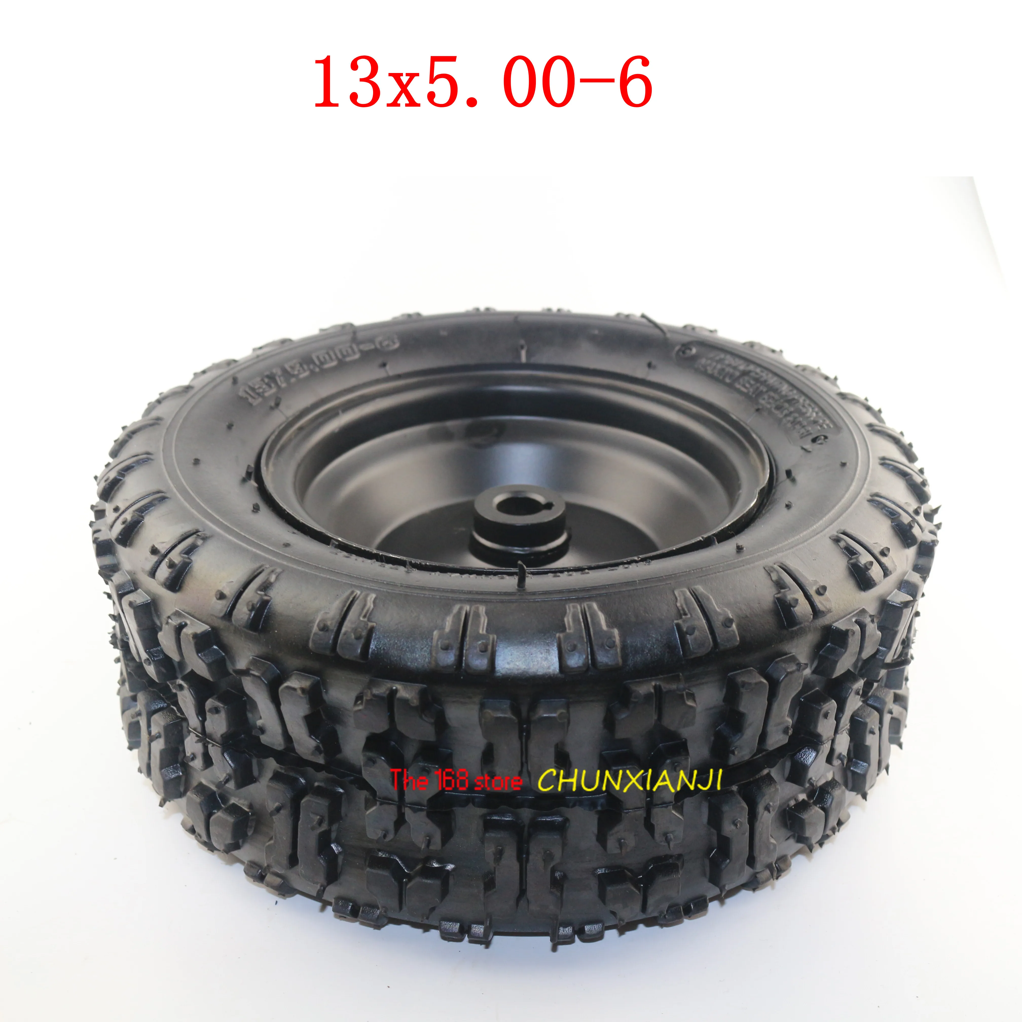 

Lightning shipment 13X5.00-6 tire snow plow tires butterfly flower 13 * 5.00-6 inch beach