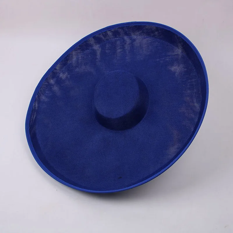 Women Fedora Hat Royal Lady Fascinator Wedding Sinamay Hat Base