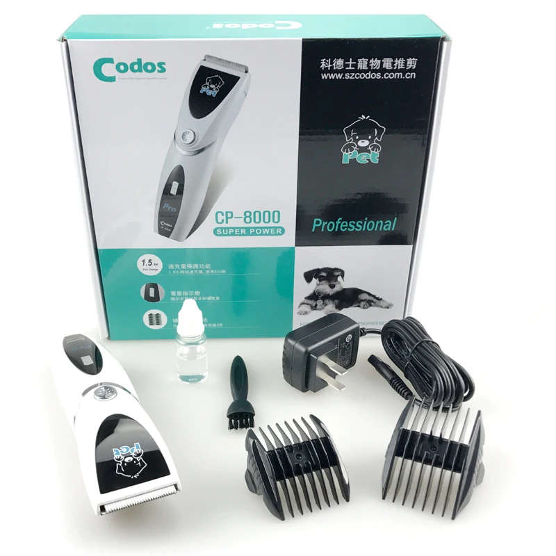 

CP-8000 Dog Hair Trimmer Pet Hair Clippers Pets Dogs Ceramic Blades Haircut Shaver Machine Cat Animal Hair Clipper