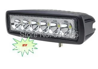 

New 10-30V 18W LED work light Off road ATV 4X4 Truck boat motorcycle lights tractor offroad Fog lights kit