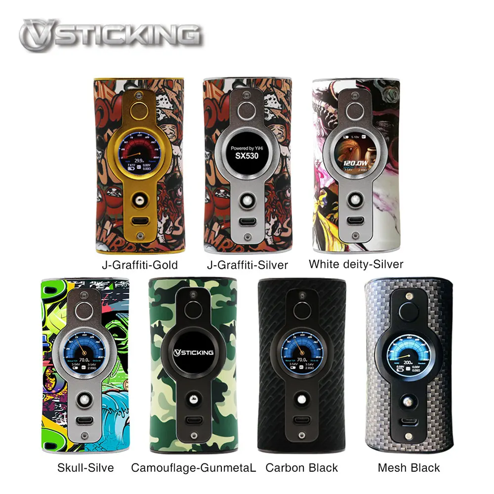 

Original 200W Vsticking VK530 TC Box MOD with YiHi SX530 Chip & SXi-Q Control System Power By 18650 Battery Vape Mod Vs Luxe Mod