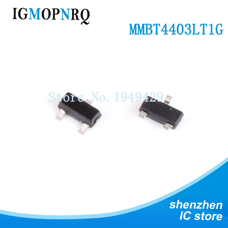 Новинка 100 шт./лот MMBT4403 MMBT4403LT1G 2T SOT23 MMBT4403LT1 2N4403 600mA 40V SOT 23 PNP SMD
