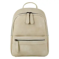 Малый консервативный стиль рюкзак молнии простая женская сумка-шоппер дамы мобильных Bookbags школьные рюкзаки