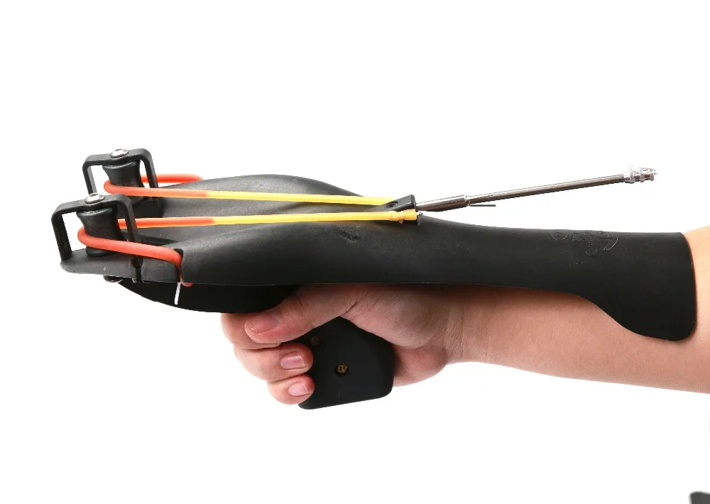 

siciwinni Powerful Hunting Fishing Slingshot Arrow Archery bowsling shot Multi-function Handle Grip sling shot