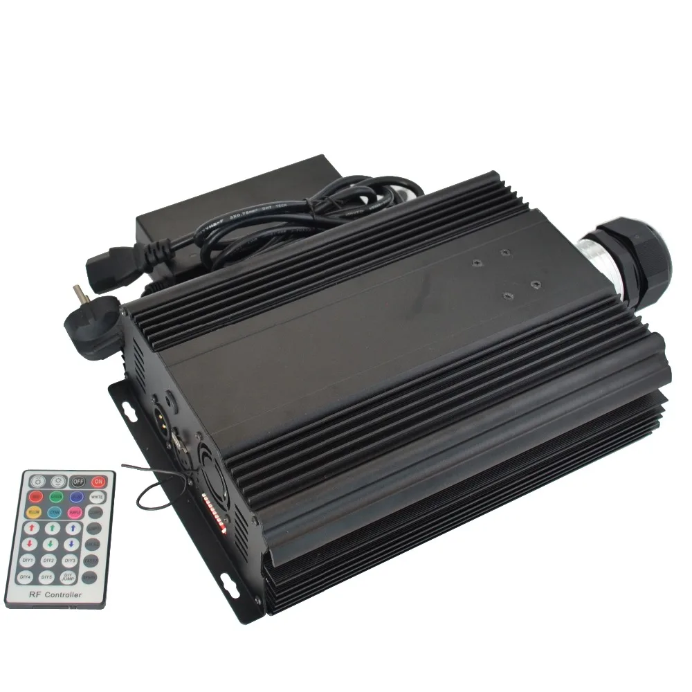 Светодиодный волоконно оптический двигатель DMX512 RGBW 90 Вт с пультом