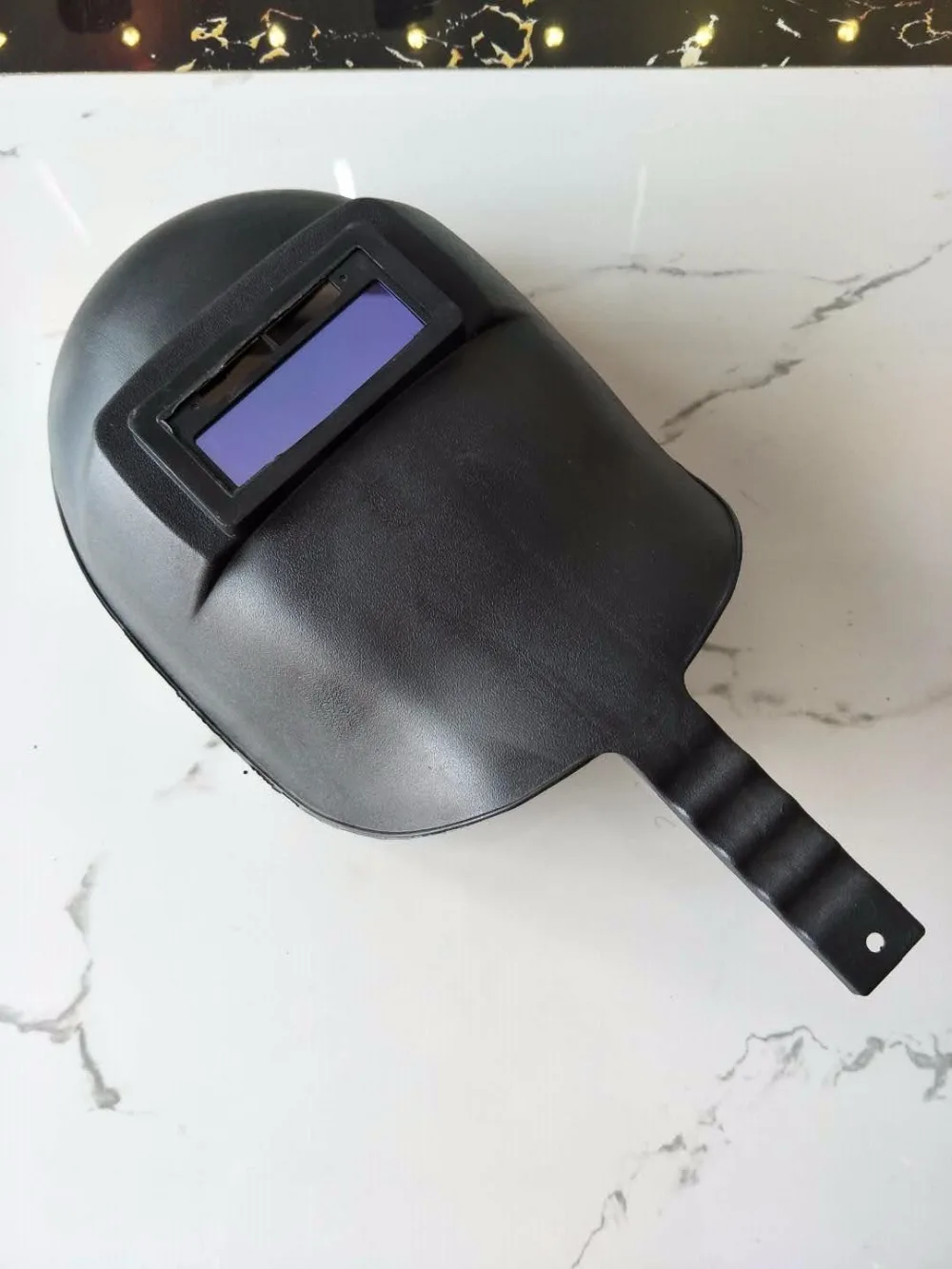 Все Черный сварочный шлем рукоять Авто darkeing Сварочная маска полностью