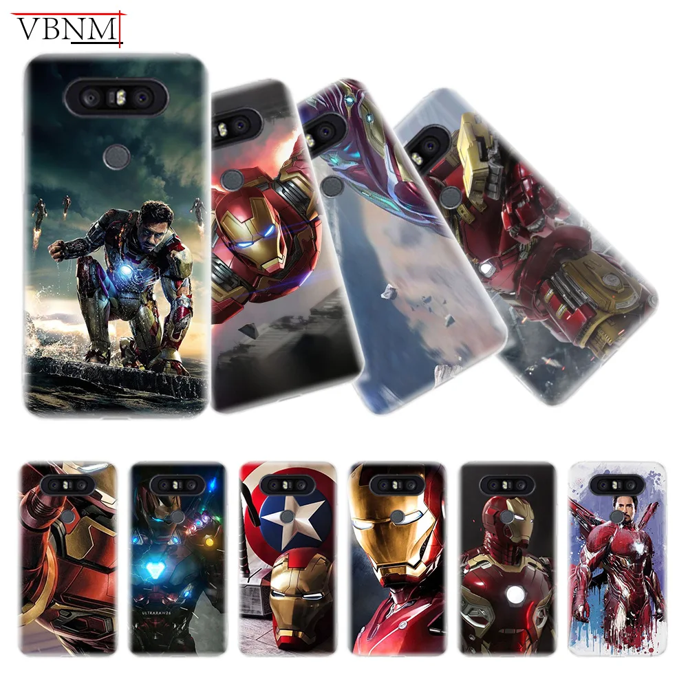 

Iron Man Tony Stark Popular Silicone Phone Back Case For LG G4 G5 G6 G7 For LG Q6 Q7 Q8 V10 V20 V30 V40 Gift Customized Cover