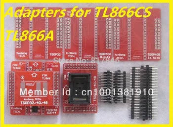 

Free Shipping 6pcs/set TSOP32/40/48 IC Adapter Socket TSOP32 TSOP40 TSOP48 Sockets for Universal Programmer TL866A TL866CS