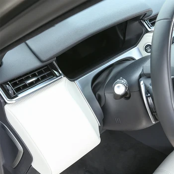 

Matte Silver ABS Chrome Dashboard Decoration Frame Cover Trim For Land Rover Range Rover VELAR 2017 Car Accessories