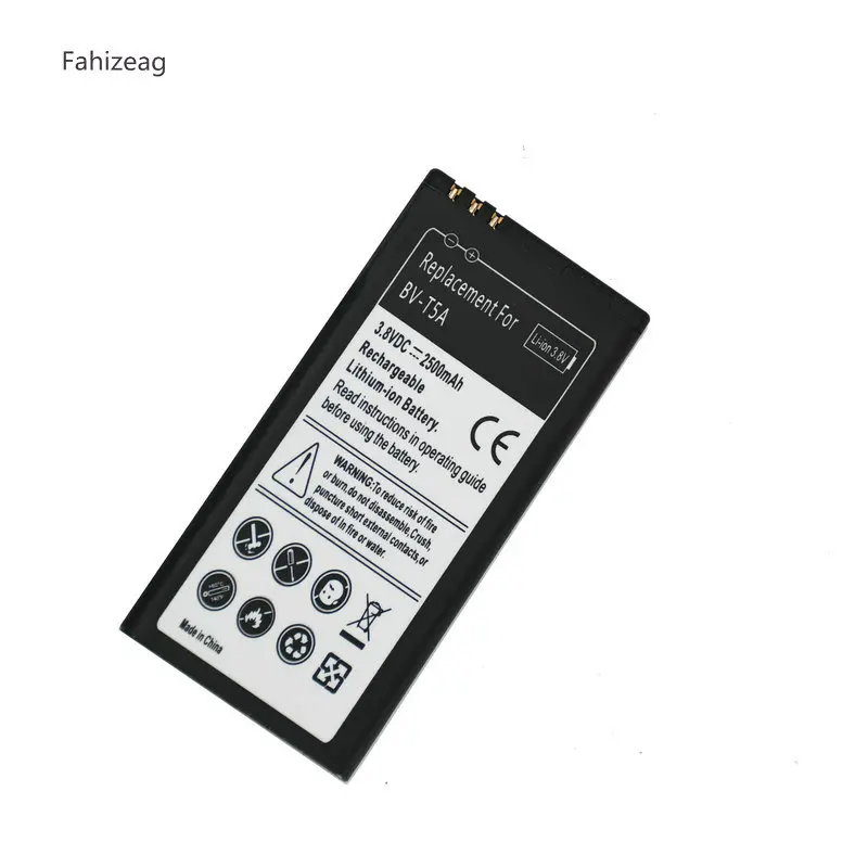 Fahizeag 2 шт BV T5A BVT5A Замена литий ионный аккумулятор + зарядное устройство для Nokia Lumia