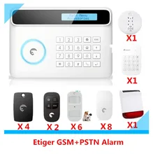 Big sale Wireless Etiger S4 GSM Alarm system Smart Home Security alarm system with Solar power