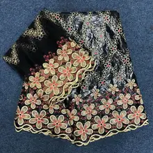 Нигерийская Свадебная лента материалы Базен riche getzner Базен riche ткань высокого качества африканские тюрбаны 7 ярдов/lotLUB62