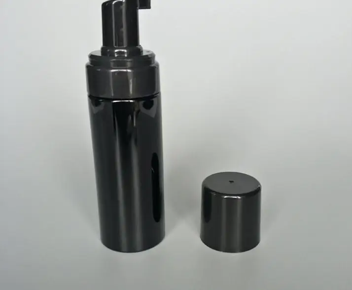 

50pcs 150g Plastic Refillable Travel Foamer Pump Bottle Body Wash black soap foaming pumps PET DIY Liquid Dish Soap SN182