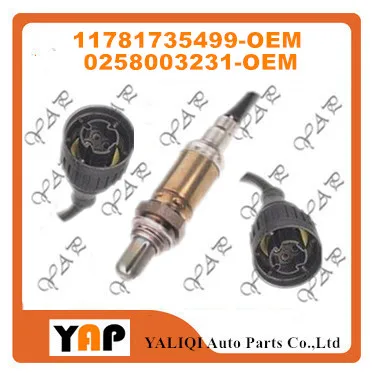 Oxygen Sensor FOR FITBMW 3' E36 320i 325i 325is M3 M50 2.0L FRONT Length:42CM 11781735499 0258003231 11781738282 16048 1991-2005 |
