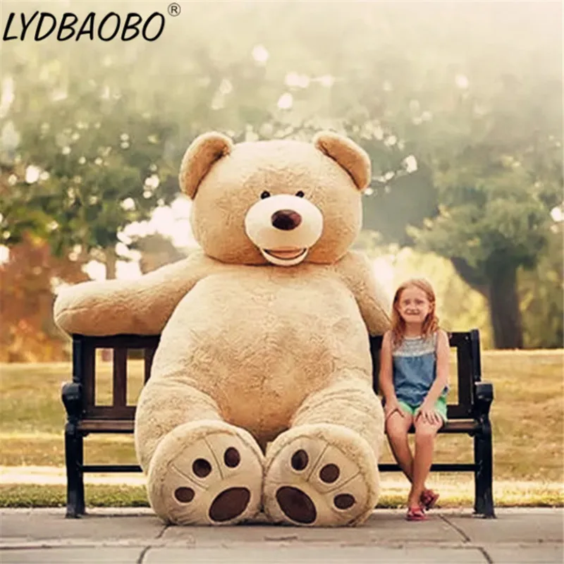Hot Sale 1PC 260CM America Super Giant Teddy Bear Skin Plush Toys Soft Teddy Bears Popular Dolls Kids Birthday Valentine's Gifts Hot Sale 1PC 260CM America Super Giant Teddy Bear Skin Plush Toys Soft Teddy Bears Popular Dolls Kids Birthday Valentine's Gifts
