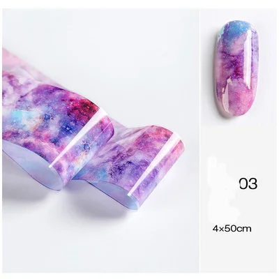 Стикеры 3D на ногти Nail Art DIY Небесный цвет маленькая свежая форма переводная Звездная наклейка для украшения ногтей аксессуары Z0125 - Цвет: 03