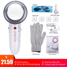 Ультразвуковая кавитация, EMS, массажер для похудения, потеря веса, Антицеллюлитный жиросжигатель, гальваническая инфракрасная ультразвуковая волновая терапия