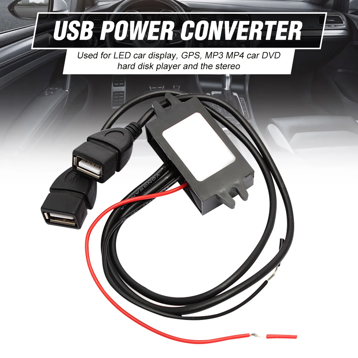  2 V Zu 5 V 3A 15 W Dual Doppel 2 USB DC-DC Auto Converter Modul 1 Power Adapter verwendet für LED A