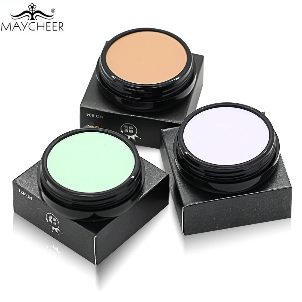 MAYCHEER Base font b Makeup b font Concealer Foundation Cream 10 Colors Oil control Moisturizing Full