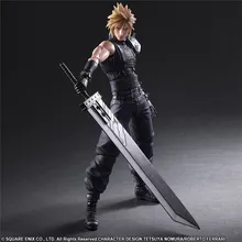 Горячая последняя фантазия VII Cloud Strife Edition 2 фигурка ПВХ 27 см 10,6" Аниме игра игрушка подарок для друзей кукла модель Коллекция