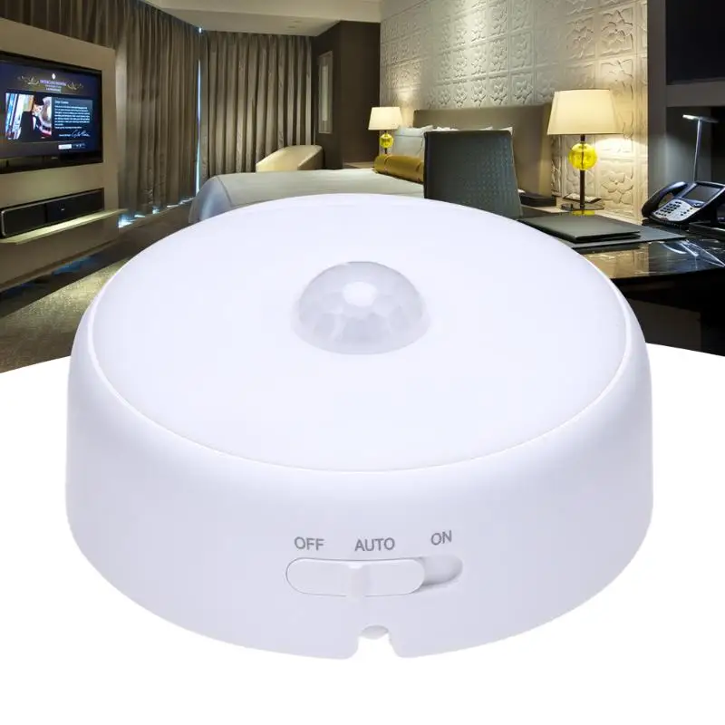 

LED PIR Body Automatic Motion Sensor Wall Light Sensor Night Light USB Rechargeable Induction Lamp For Closet Bedrooms