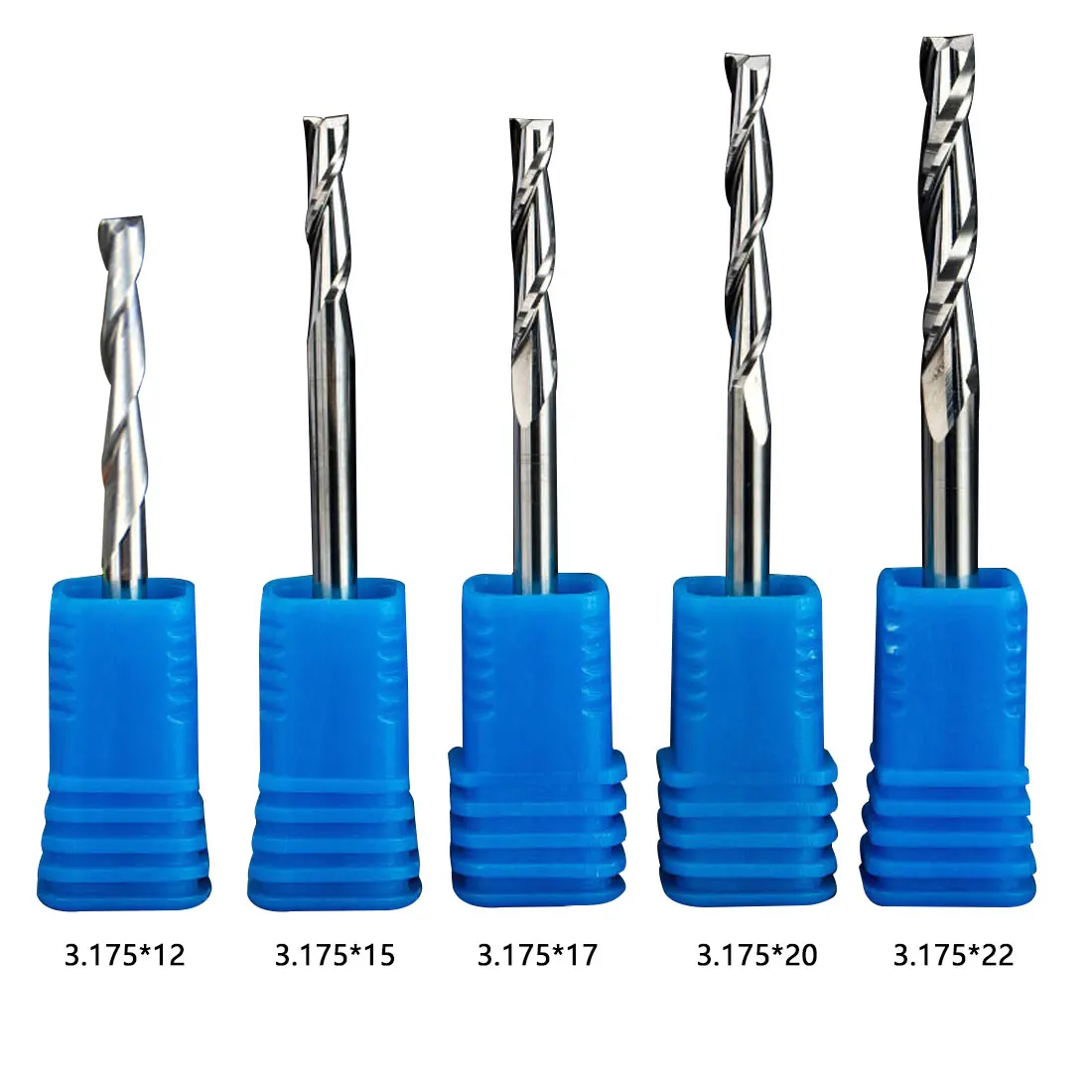 

1pc 3.175mm Two Flutes Straight Router Bits for Wood CNC Straight Engraving Cutters Carbide Endmills Tools Milling Cutter