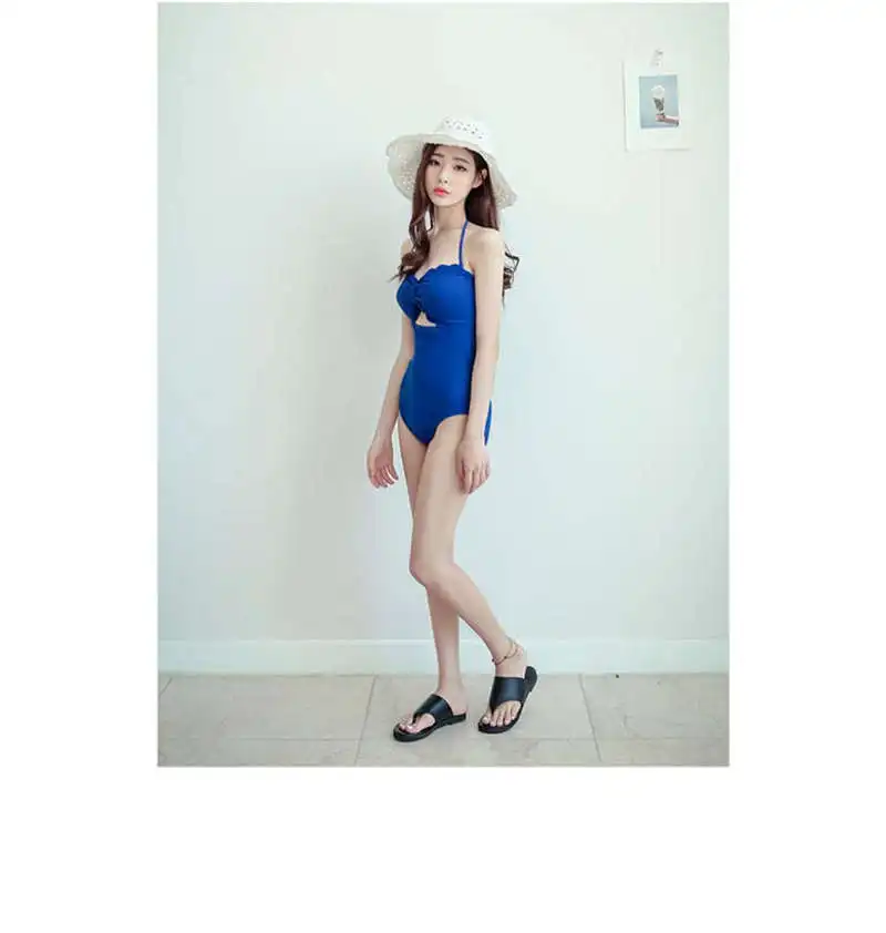 Бантик Цельный купальник горячая Распродажа волна купальники для женщин пуш-ап купальный костюм бандо купальные костюмы сексуальные с вырезами пляжная одежда