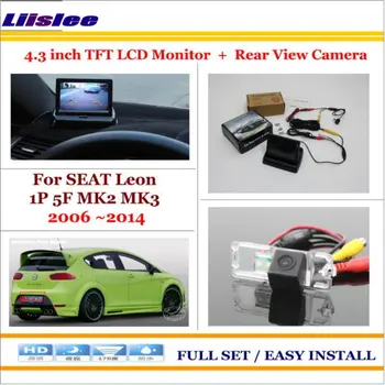 

Auto Camera For SEAT Leon 1P 5F MK2 MK3 2006-2014 4.3" TFT LCD Monitor Car Rearview Back Up Camera Parking System