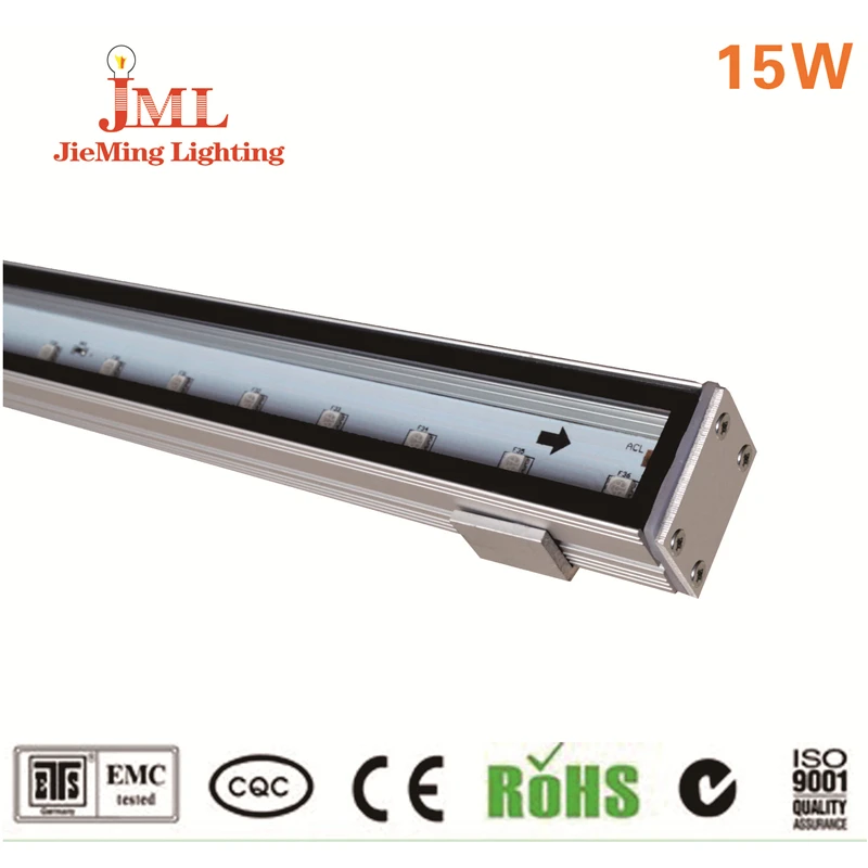 

High lumens DC24V 15W led linear bar lights with aluminum metarial warm white led wash wall light 100cm industry lamp led linear