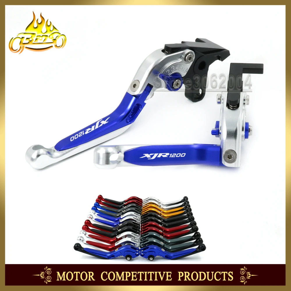 

Folding Extendable Adjustable Motorcycle Brakes Clutch Levers Accessories For YAMAHA XJR1200 XJR 1200 1994 1995 1996 1997 CNC
