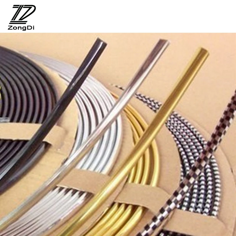

ZD 3M DIY Car Interior Mouldings Chrome Strip For Opel astra h j Nissan qashqai juke Peugeot 307 206 Toyota corolla Accessories
