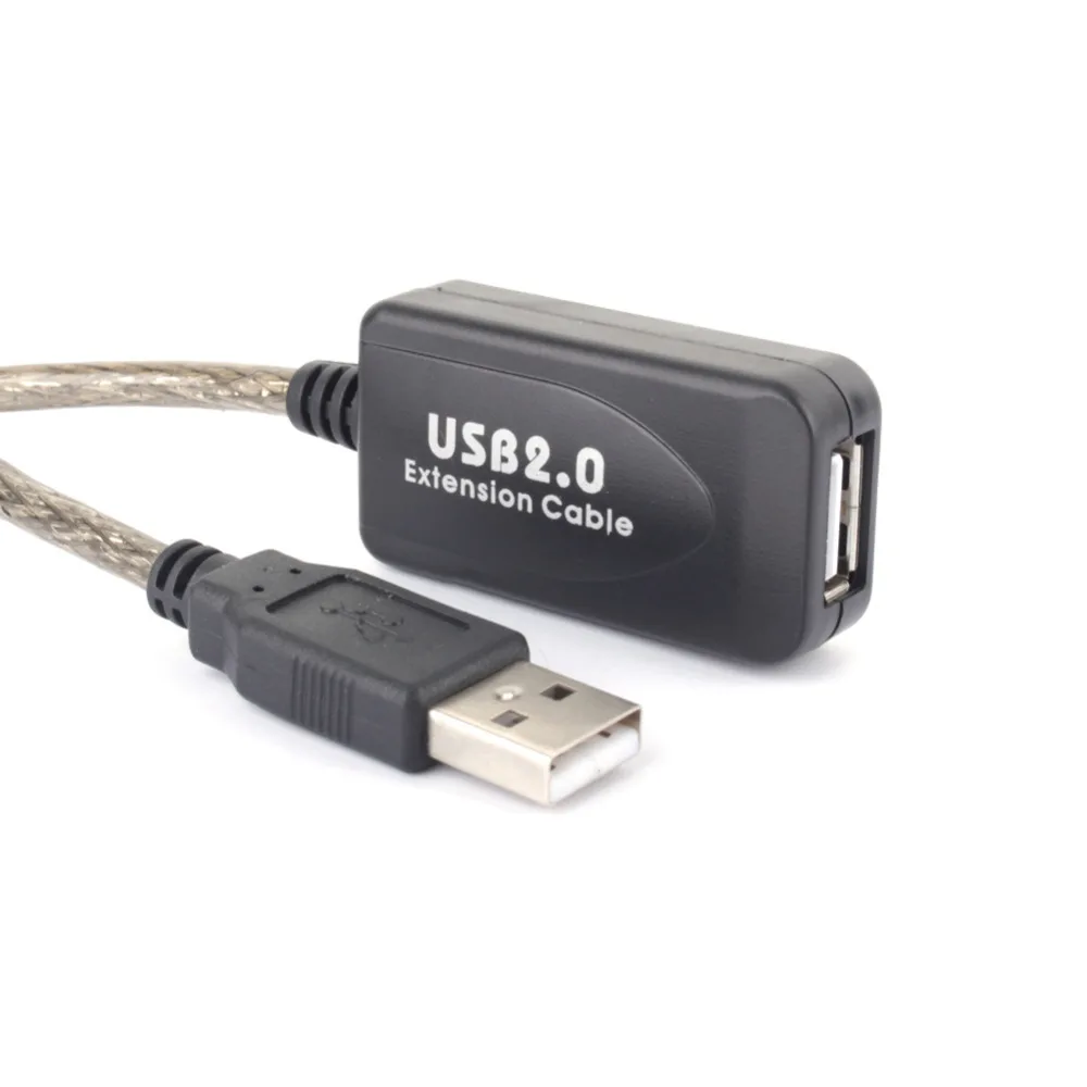 Кабель удлинитель 2 0 USB 5 м/10 м/15 м/20 м Активный ретранслятор кабеля штекер гнездо