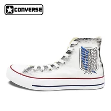 Skateboarding Shoes Brands font b Converse b font All Star Men Women Sneakers Hand Painted Anime