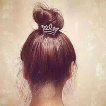 Золото серебро полный кристалл заколки-короны клип волос Тиара заколки украшение для волос, тиара заколки полная заколка для волос с кристаллами