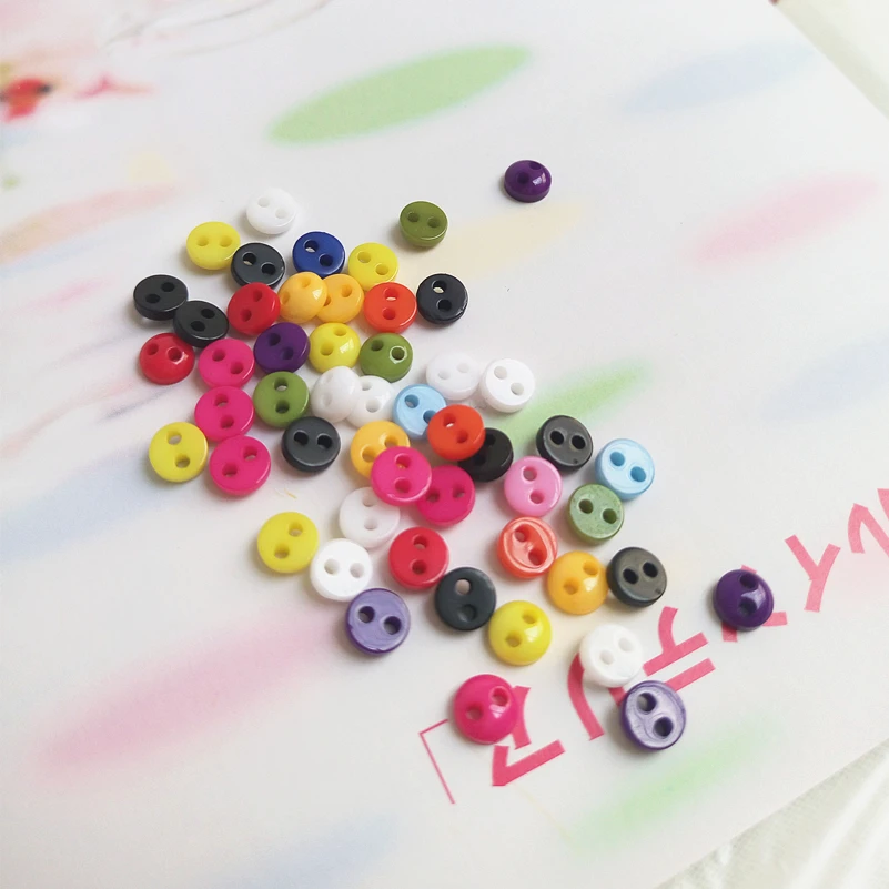button resin
