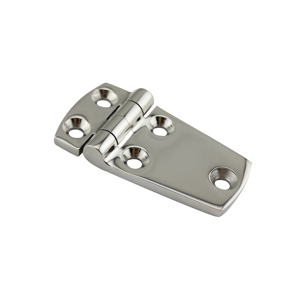 

Stainless Boat Hatch Strap Utility Hinge Heavy Duty High Mirror Cabin Door Hatch Utility Locker Strap Hinge 2pcs 38*70mm