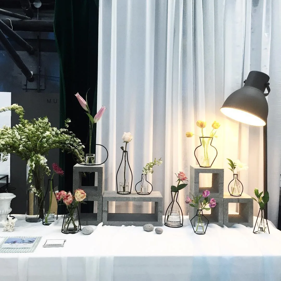 Скандинавские железные вазы для растений, стеллажи для цветов, ваза для сада, Современная креативная Ваза Для Новогоднего декора, аксессуары для украшения дома