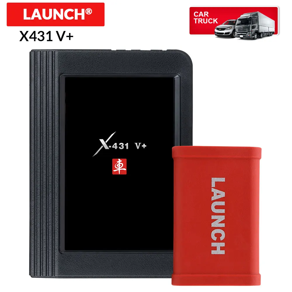 

LAUNCH X431 V+ X431 Heavy Duty Code Reader for car and truck Bluetooth Wifi Car/Auto with Mutimeters Analyzers