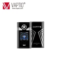 Vape E Cigarette MOD 220W vaptio CAPTAIN box mod vape for 510 thread atomizer Fitted 18650 battery external Vape E Cigarette MOD 220W vaptio CAPTAIN box mod vape for 510 thread atomizer Fitted 18650 battery external