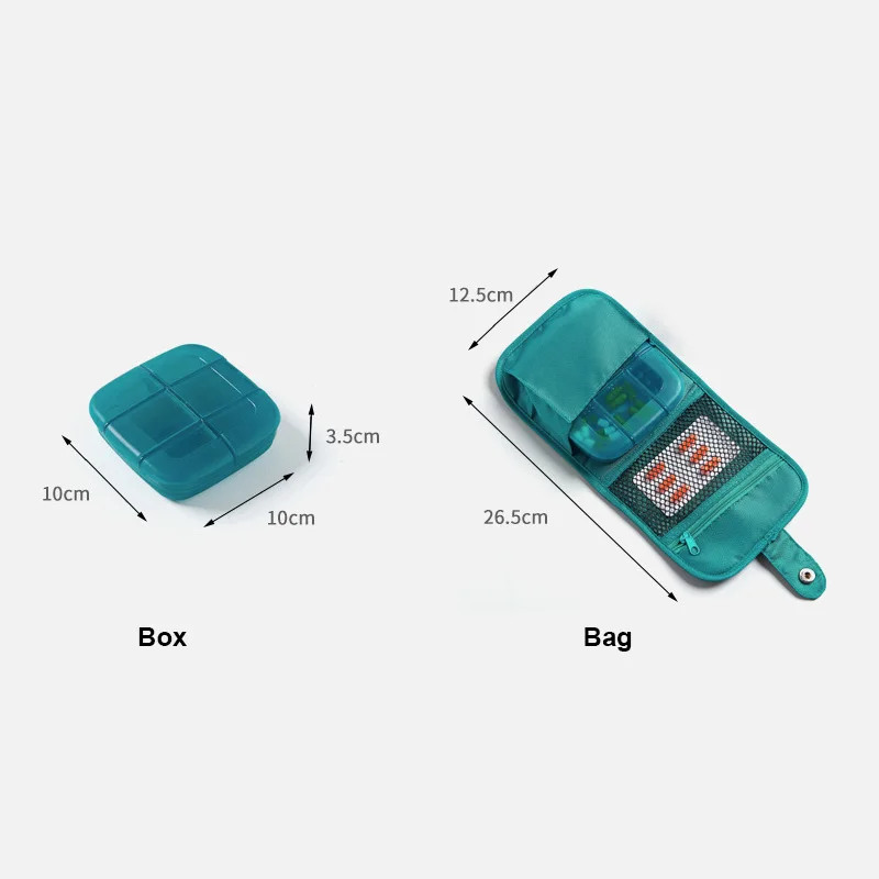 Мини-контейнер для хранения таблеток портативный контейнер для таблеток для лекарств дорожный медицинский разделительный чехол пластиковый чехол для капсул