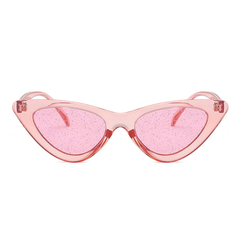 Розовые солнцезащитные очки "кошачий глаз" для женщин, фиолетовые зеркальные солнцезащитные очки для женщин, Ретро стиль, Oculos De Sol Feminino