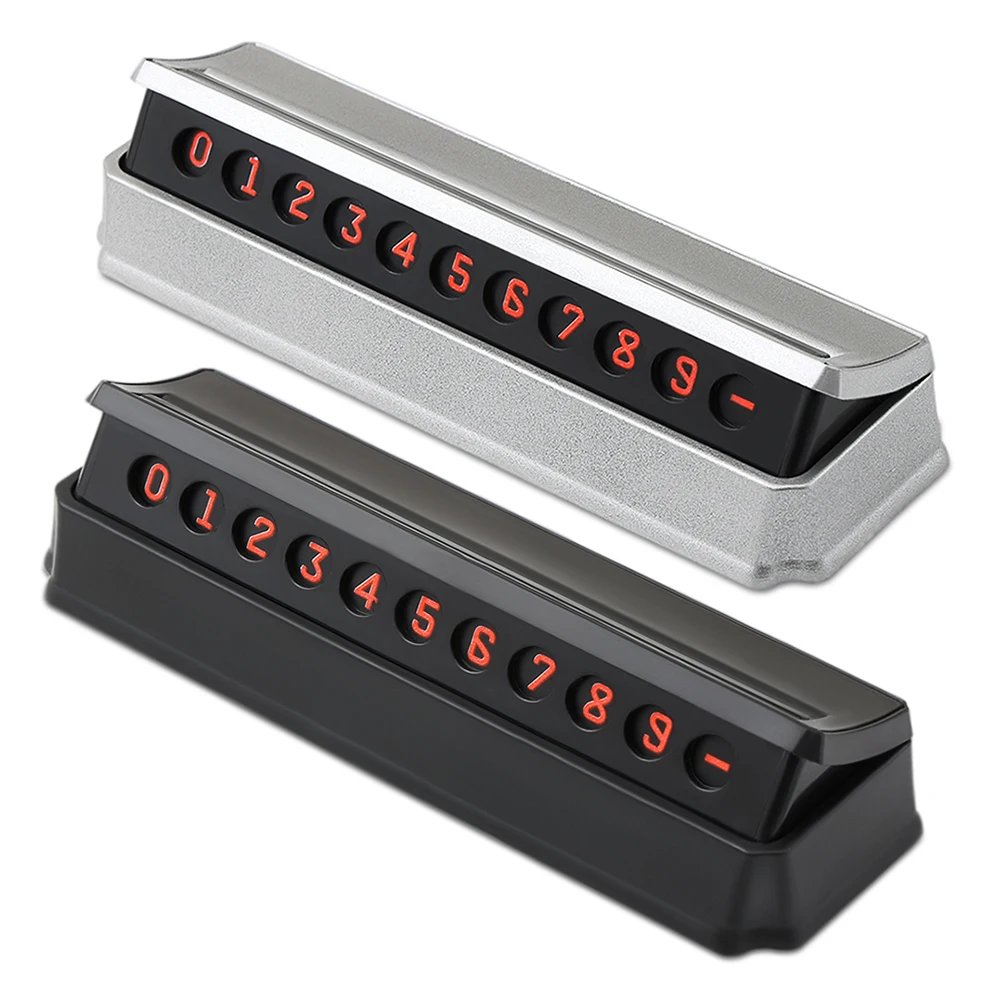 

Car Temporary Parking Card Mobile Phone Number Card Hidden Replace Car Sticker Drawer Plate Rocker Switch Auto Accessories